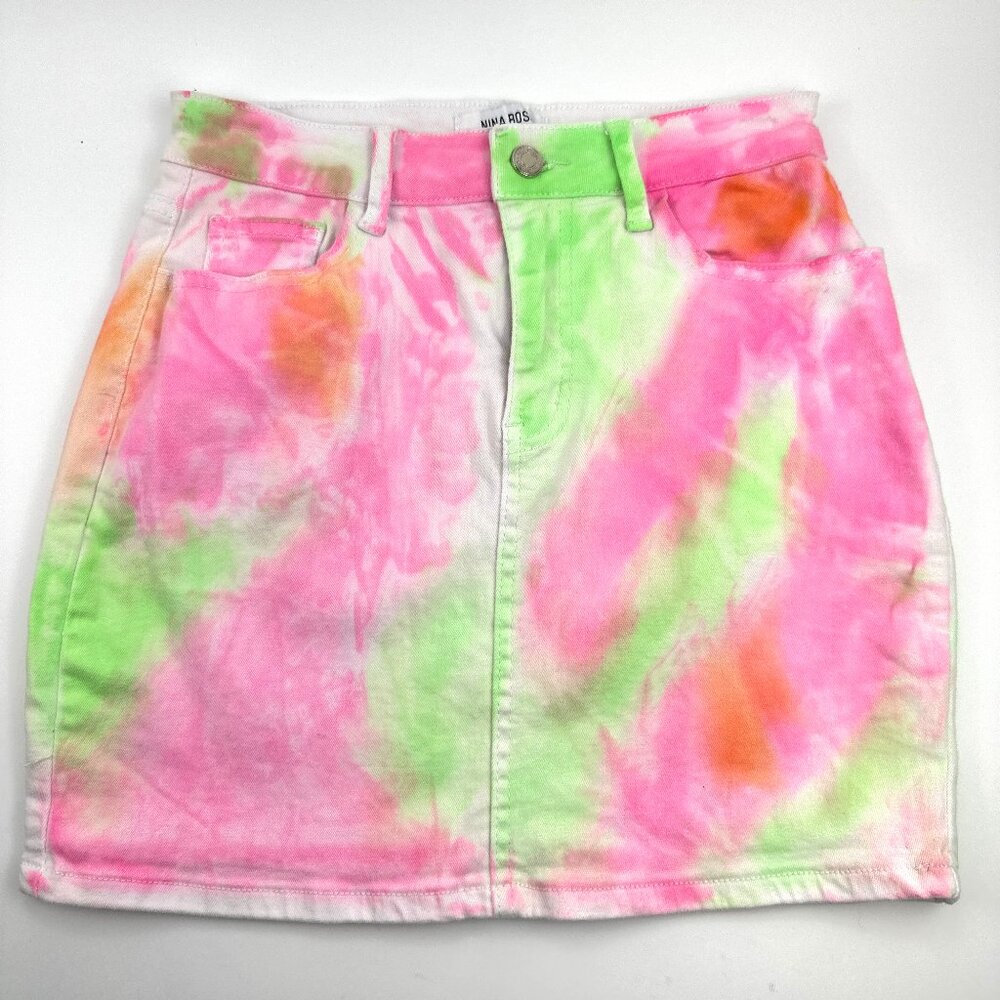 NINA ROSSI COLORED SKIRT SIZE: L MODEL: NR836SK (8)